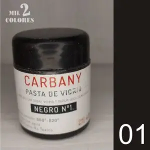 01. Pasta de vidrio Negra