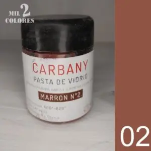 02. Pasta de vidrio Chocolate