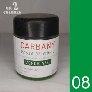 08. Pasta de vidrio Verde cromo