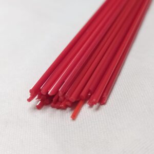 Hilo de vidrio rojo 29cm
