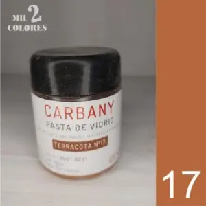 17. Pasta de vidrio Terracota