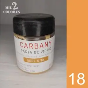 18. Pasta de vidrio Ocre