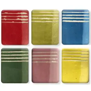 Kit 6 engobes para cerámica x25grs c/u. Colores VERANO