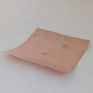 Lámina de cobre 0,2mm de 10x10cm