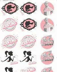 0018. Calco para vidrio- Barbie