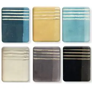 Kit 6 engobes para cerámica x25grs c/u. Colores INVIERNO