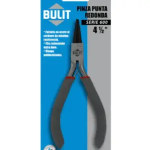 Pinza Bulit 4,5" punta redonda serie 600