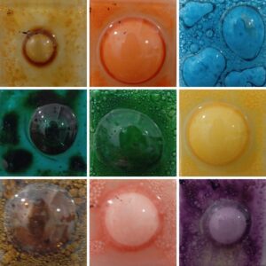 Promo 9 esmaltes con burbujas x25grs c/u opción 2