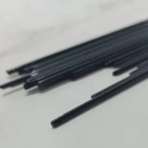 Hilo de vidrio negro 29cm