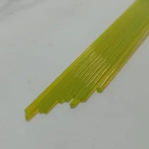 Hilo de vidrio verde manzana 29cm