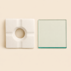 Vidrio 10*11cm- molde cenicero- 2mm