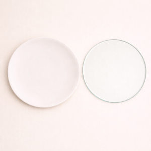 Vidrio 13cm de diámetro para molde de platito- 2mm